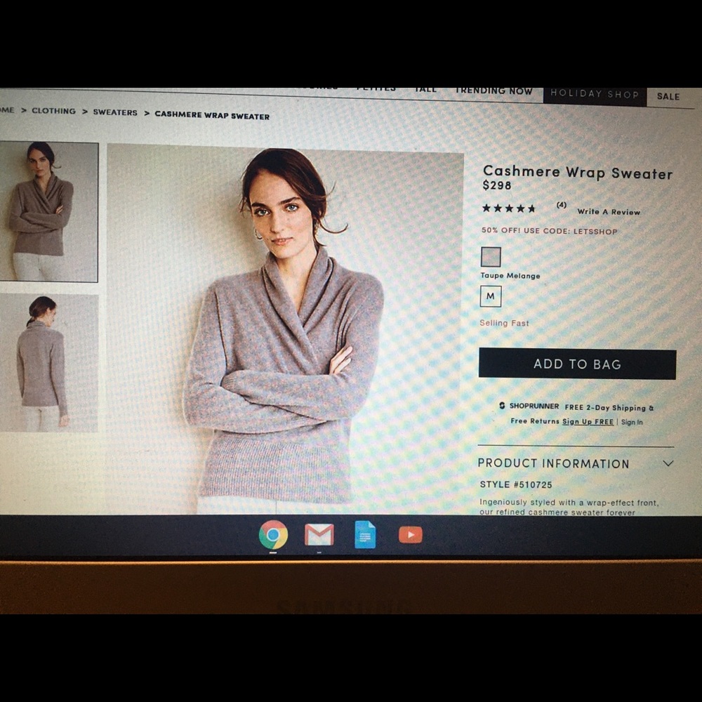 Cashmere sweater